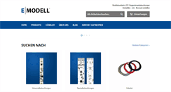 Desktop Screenshot of e-modell.eu