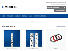 Tablet Screenshot of e-modell.eu